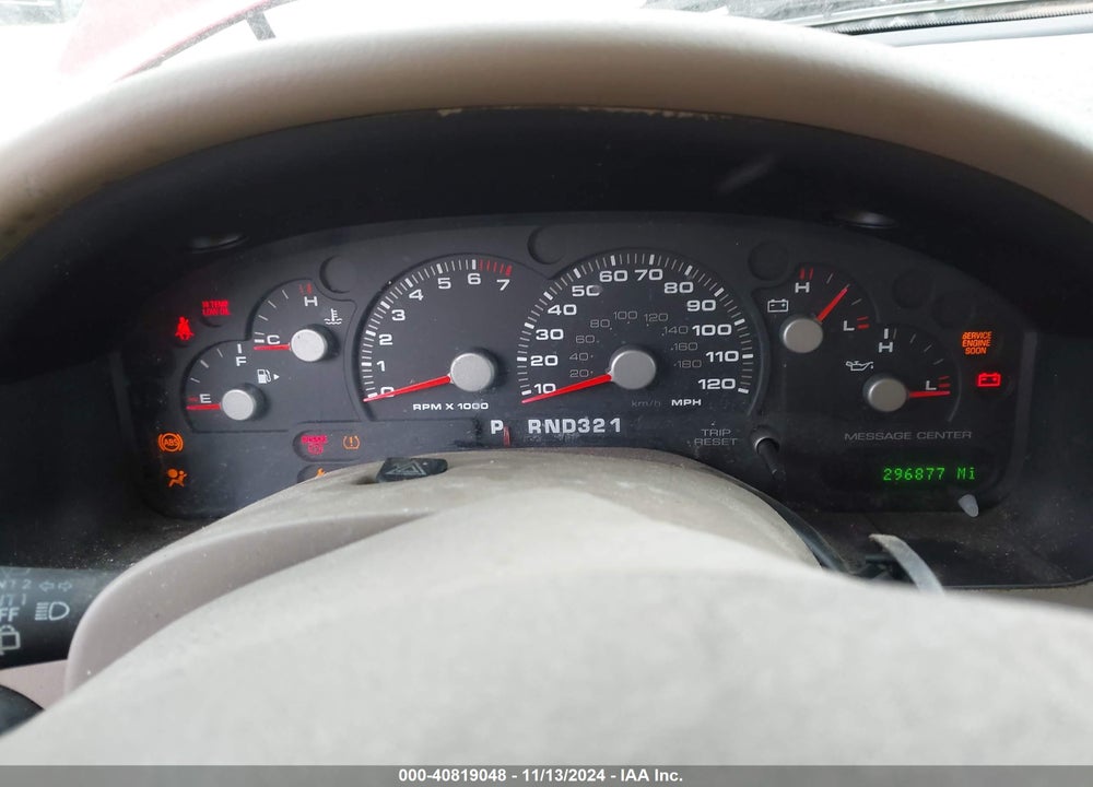 2004 FORD EXPLORER EDDIE BAUER VIN: 1FMDU64K24UB37374