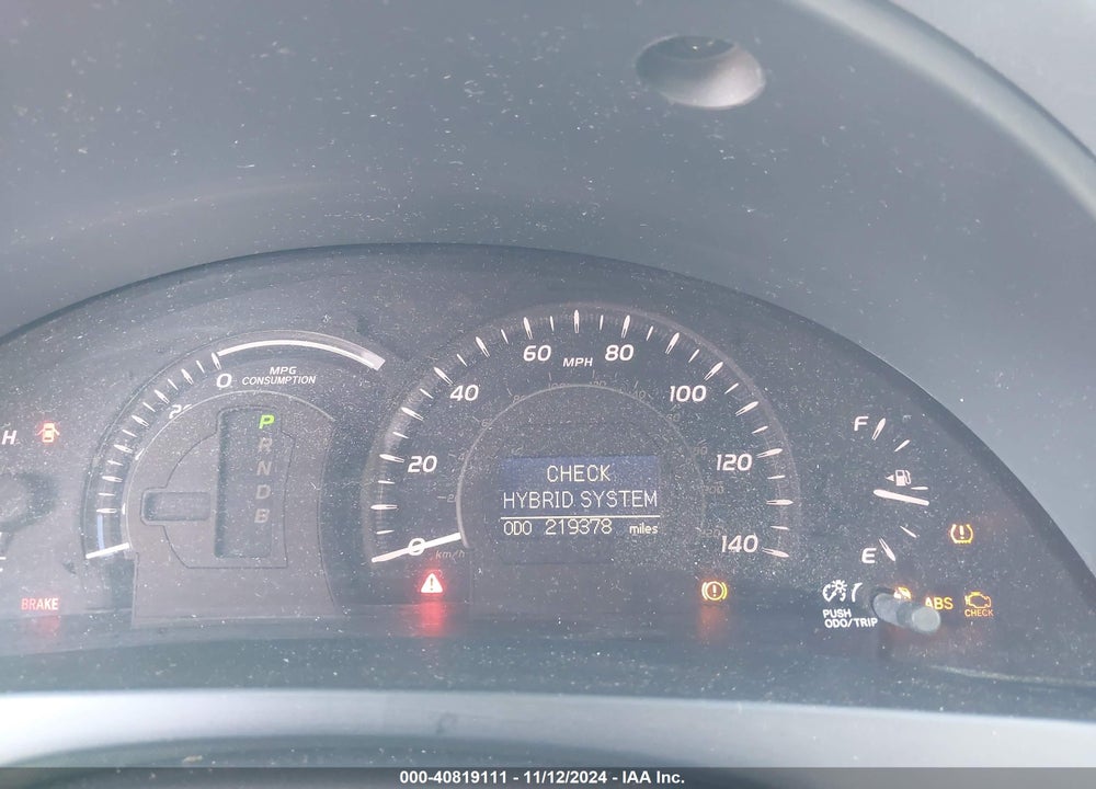 2007 TOYOTA CAMRY HYBRID VIN: JTNBB46K573028951