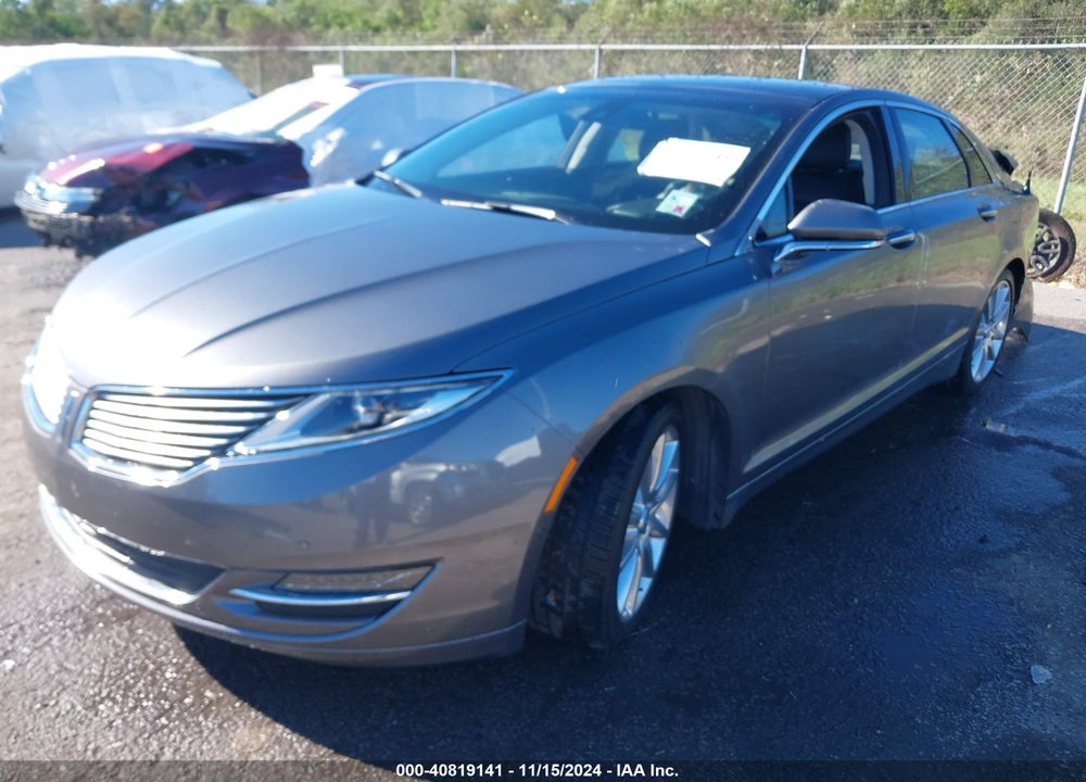 2014 LINCOLN MKZ VIN: 3LN6L2G99ER826432