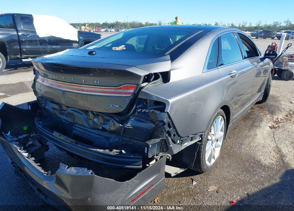2014 LINCOLN MKZ VIN: 3LN6L2G99ER826432