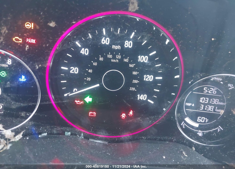 2021 HONDA HR-V 2WD LX VIN: 3CZRU5H35MM711522