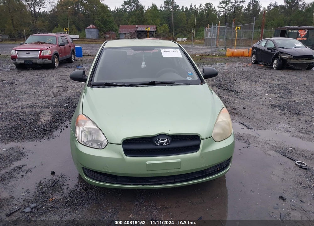 2008 HYUNDAI ACCENT GS VIN: KMHCM36C78U100133