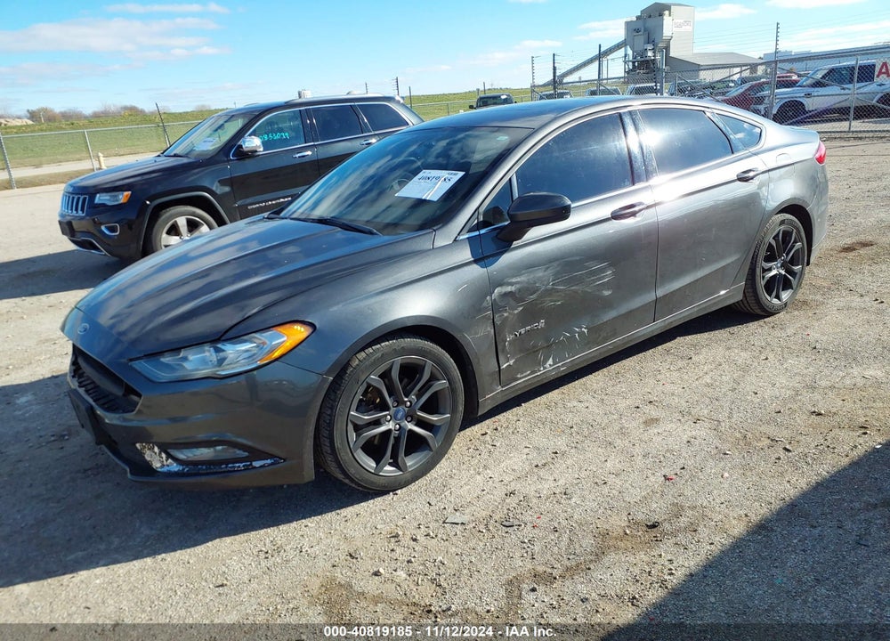 2018 FORD FUSION HYBRID SE VIN: 3FA6P0LU6JR238902