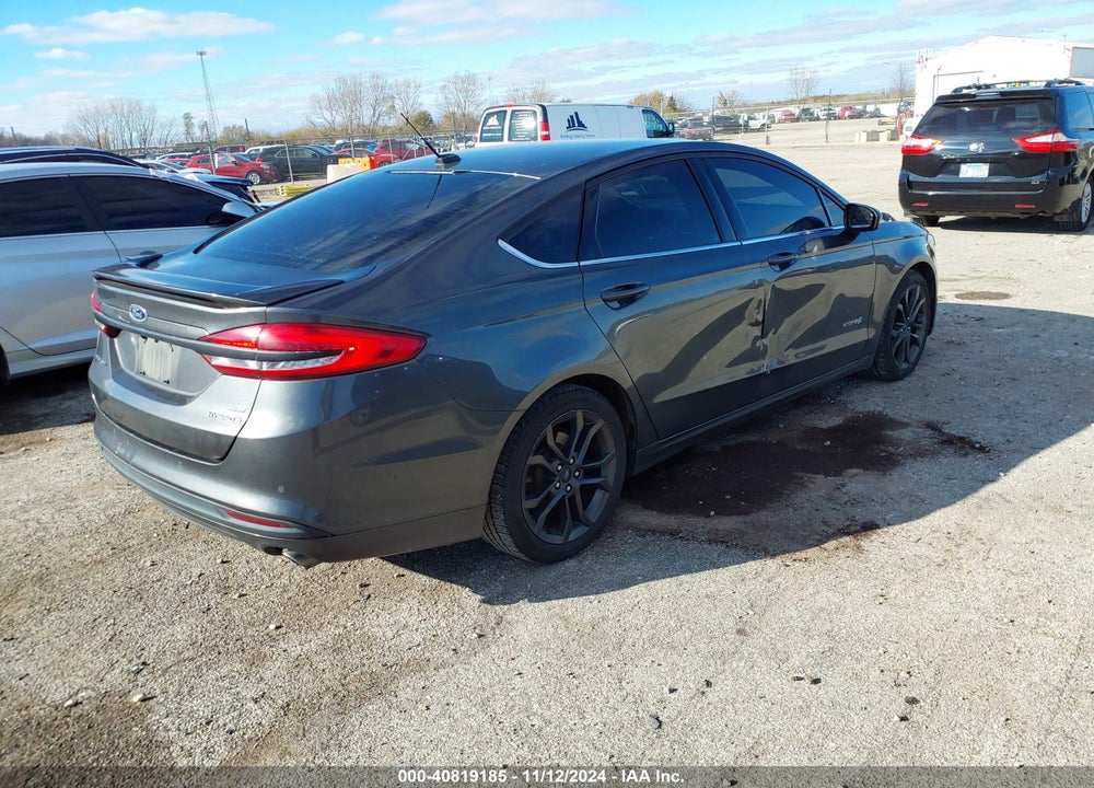 2018 FORD FUSION HYBRID SE VIN: 3FA6P0LU6JR238902