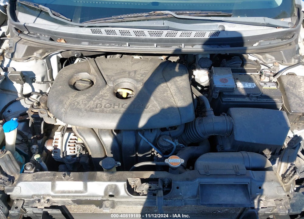 2012 HYUNDAI ELANTRA GLS VIN: 5NPDH4AE2CH062423