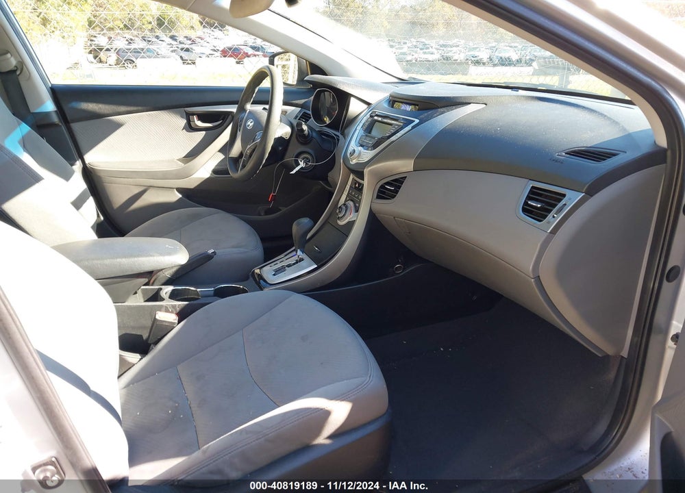 2012 HYUNDAI ELANTRA GLS VIN: 5NPDH4AE2CH062423