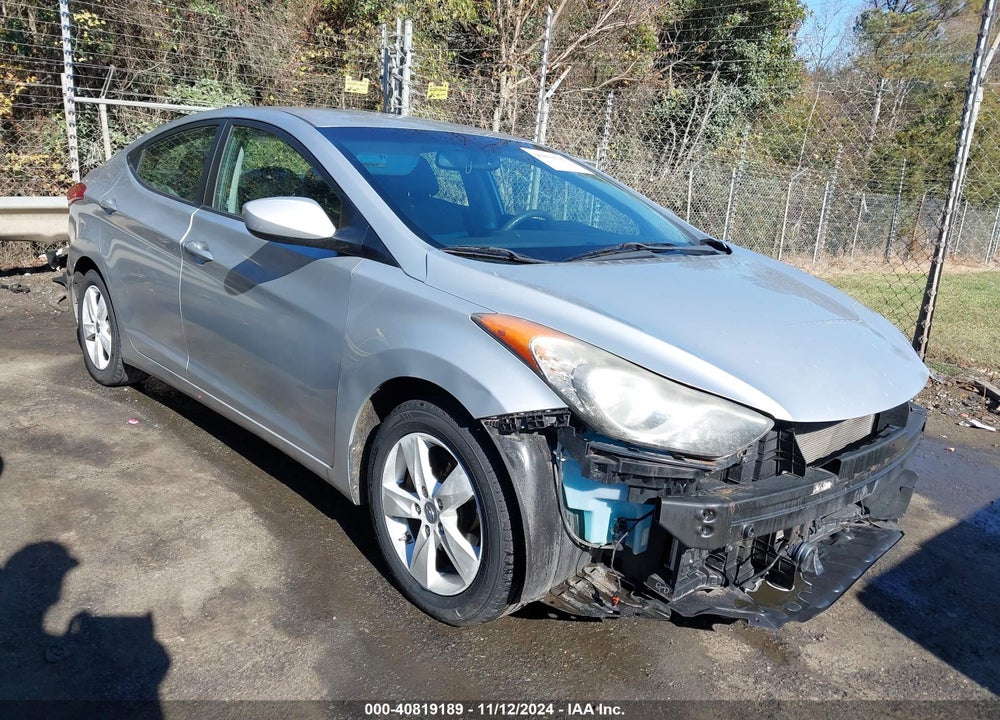 2012 HYUNDAI ELANTRA GLS VIN: 5NPDH4AE2CH062423