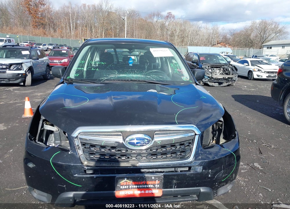 2016 SUBARU FORESTER 2.5I VIN: JF2SJAAC5GH446601