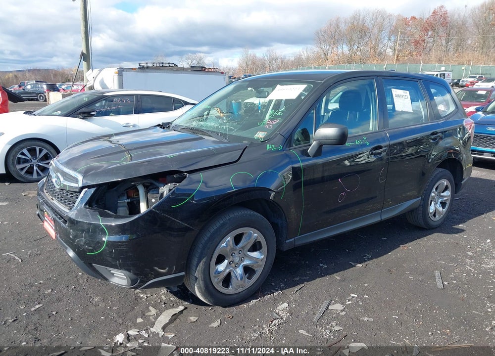 2016 SUBARU FORESTER 2.5I VIN: JF2SJAAC5GH446601
