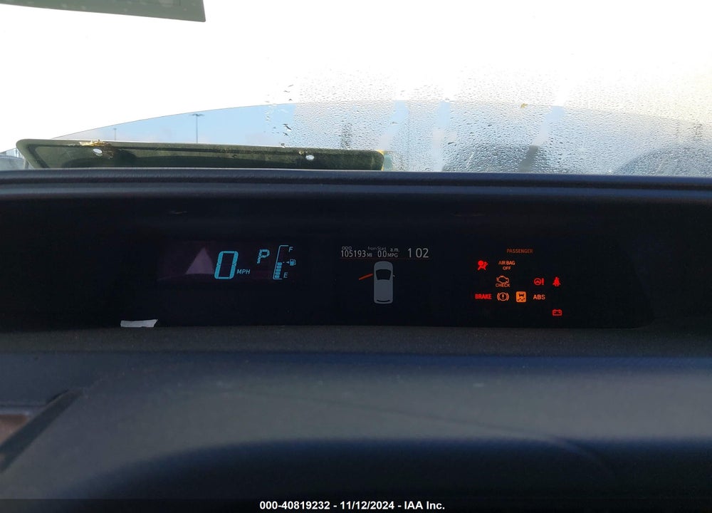 2014 TOYOTA PRIUS C ONE VIN: JTDKDTB37E1574585