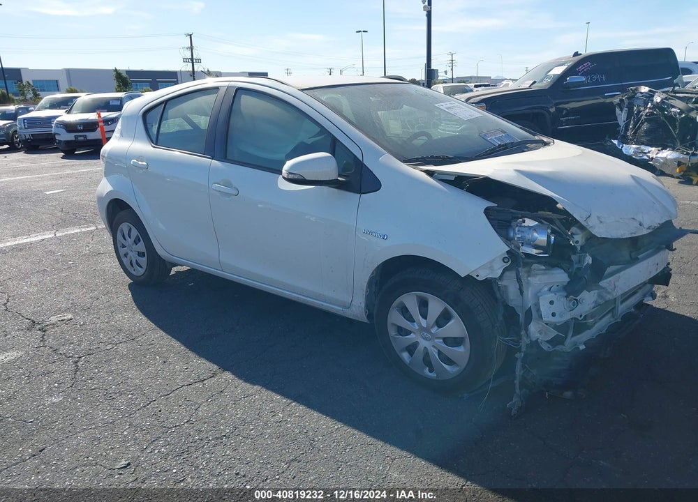 2014 TOYOTA PRIUS C ONE VIN: JTDKDTB37E1574585