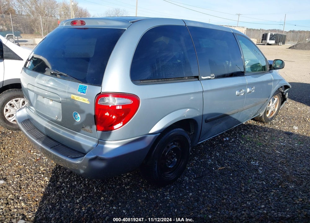 2005 DODGE CARAVAN SXT VIN: 1D4GP45R35B274252