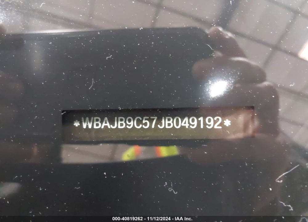 2018 BMW M550I XDRIVE VIN: WBAJB9C57JB049192
