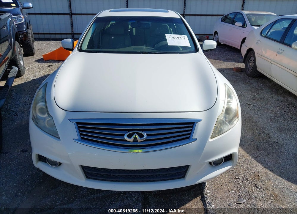 2012 INFINITI G37 JOURNEY VIN: JN1CV6AP4CM621349
