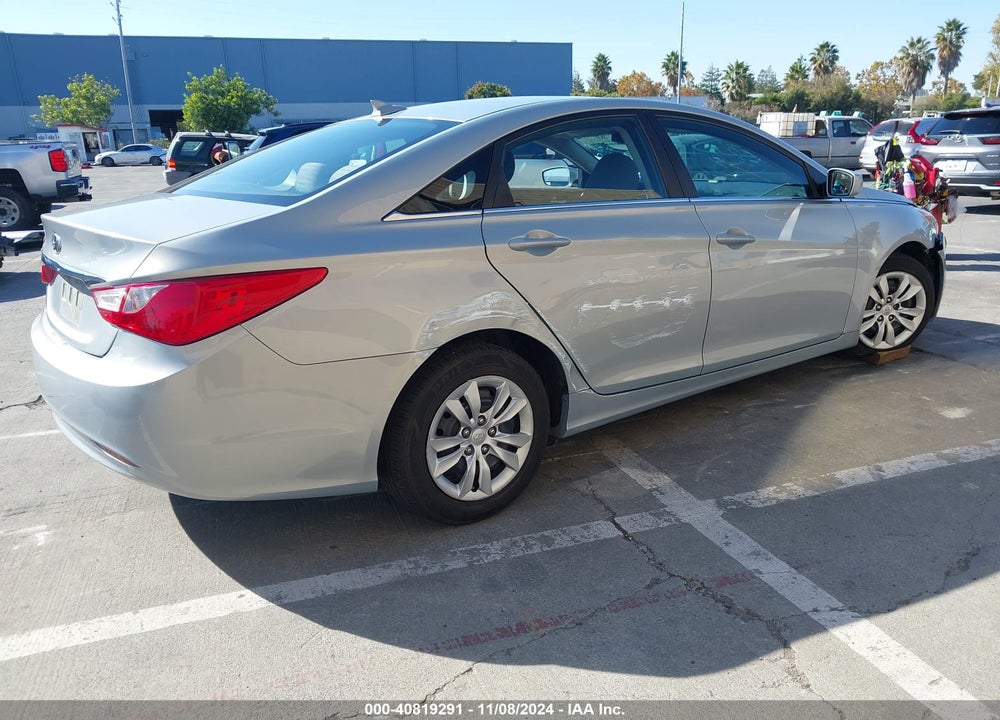 2012 HYUNDAI SONATA GLS VIN: 5NPEB4AC6CH398614