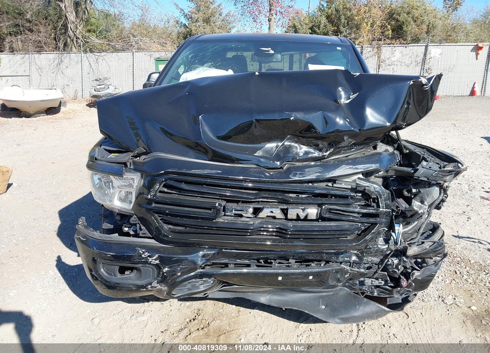 2019 RAM 1500 BIG HORN/LONE STAR 4X4 5'7 BOX VIN: 1C6RRFFG4KN676890