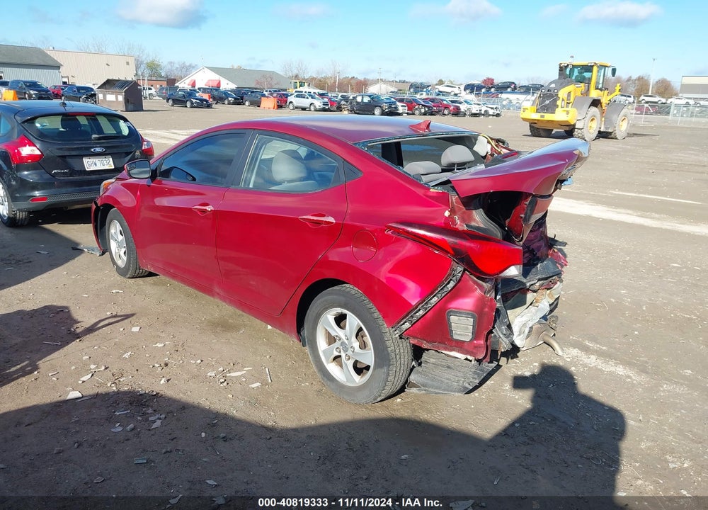 2015 HYUNDAI ELANTRA SE VIN: 5NPDH4AE2FH564353