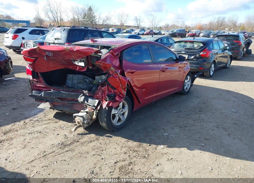 2015 HYUNDAI ELANTRA SE VIN: 5NPDH4AE2FH564353