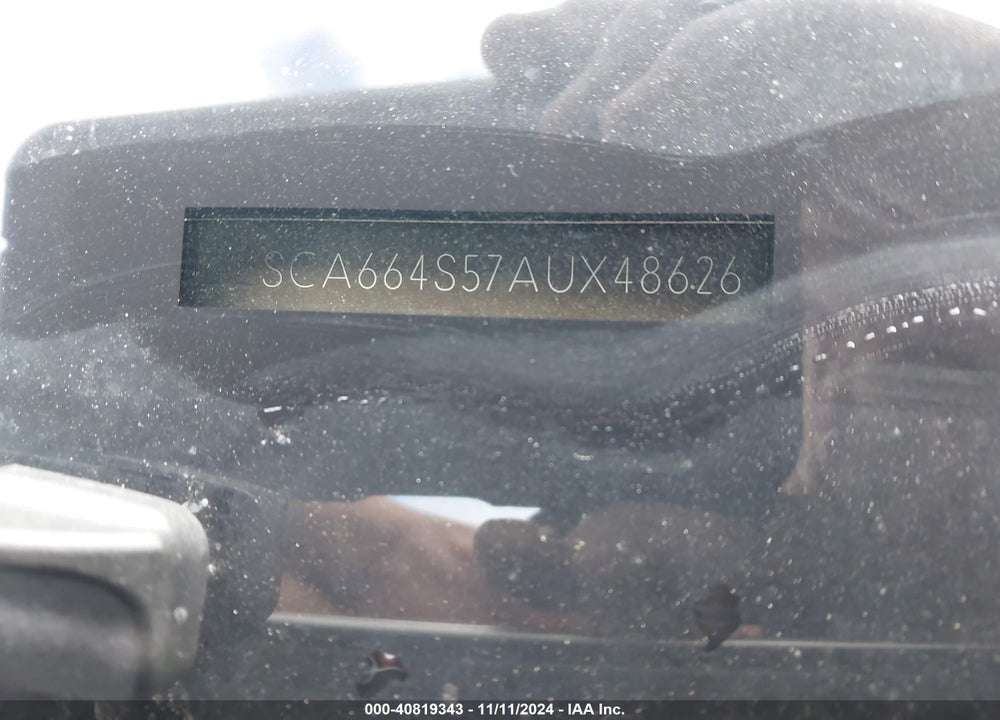 2010 ROLLS-ROYCE GHOST VIN: SCA664S57AUX48626