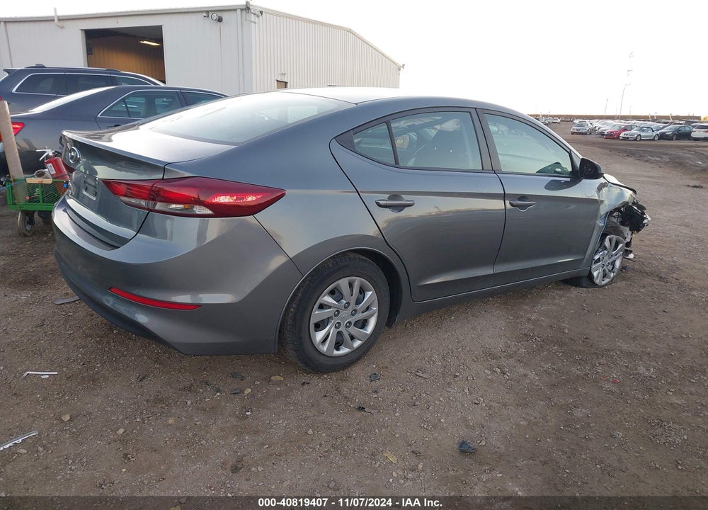 2018 HYUNDAI ELANTRA SE VIN: KMHD74LF6JU623391