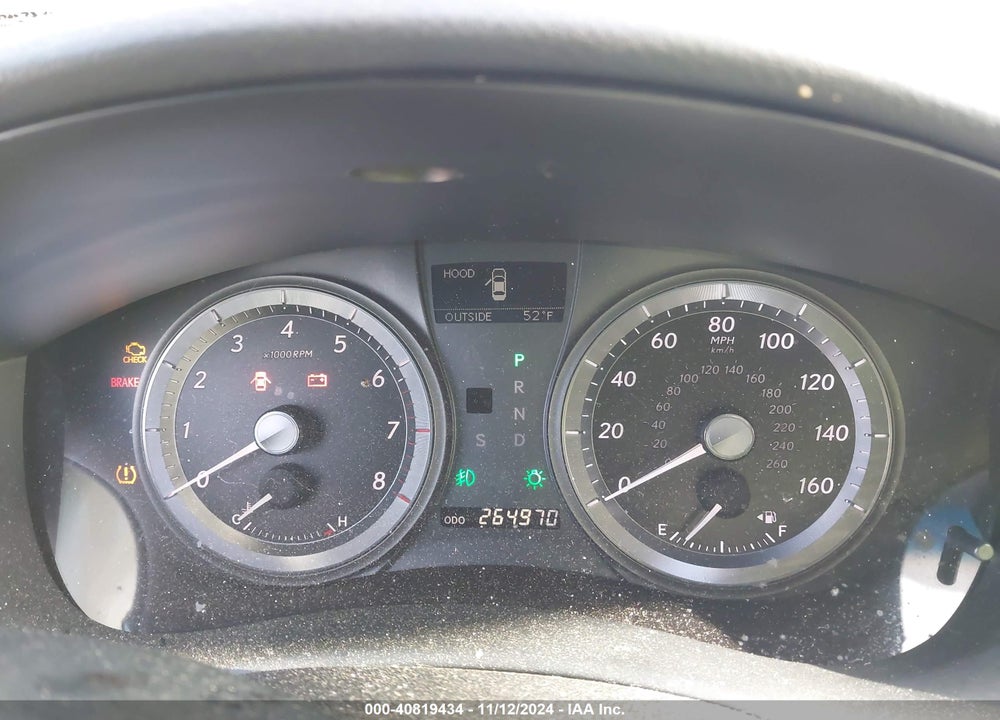 2007 LEXUS ES 350 VIN: JTHBJ46G872073423