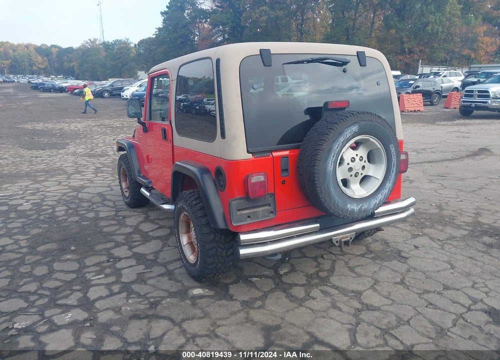 2002 JEEP WRANGLER SPORT VIN: 1J4FA49S12P701959