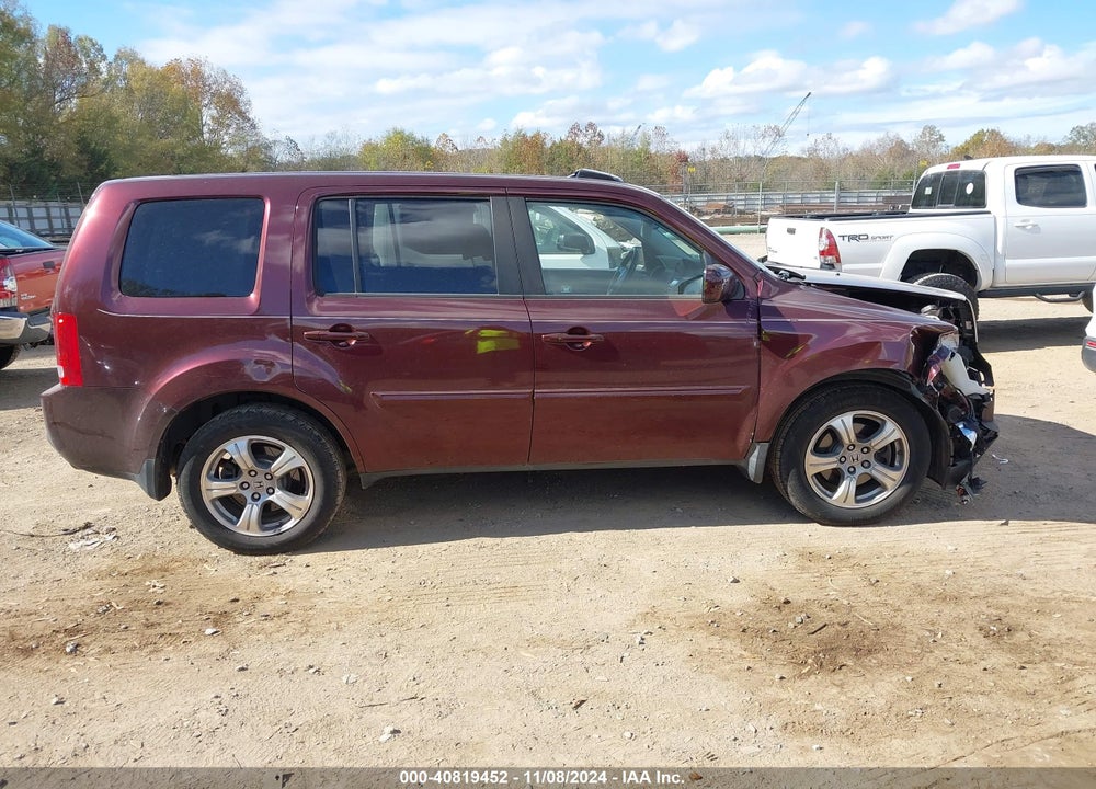 2012 HONDA PILOT EX-L VIN: 5FNYF3H53CB018355
