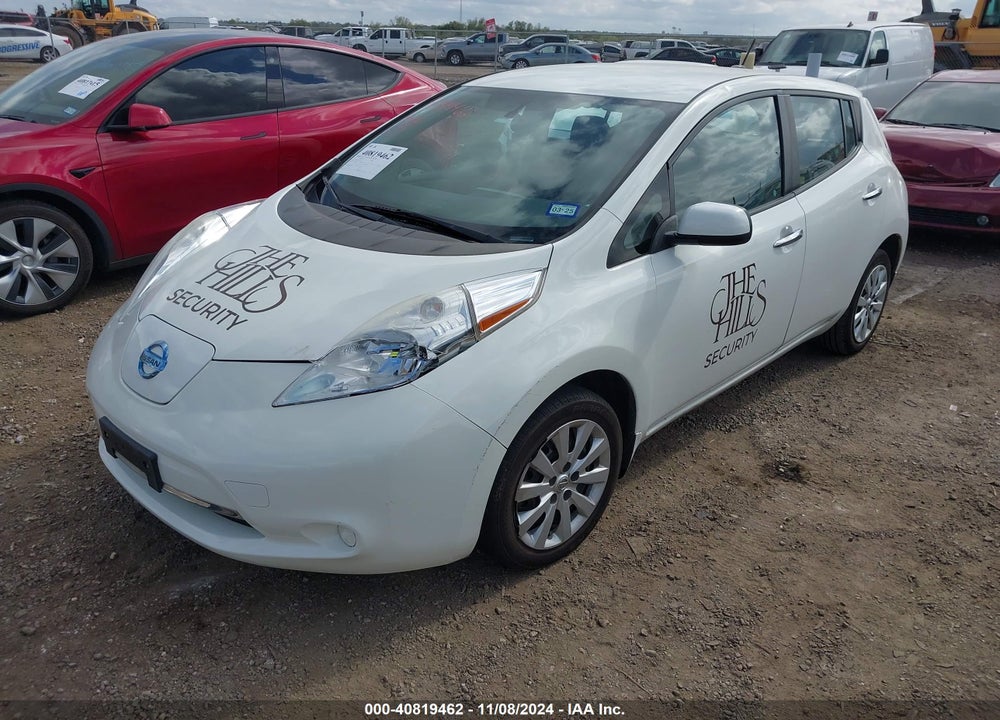2016 NISSAN LEAF S VIN: 1N4AZ0CPXGC311923