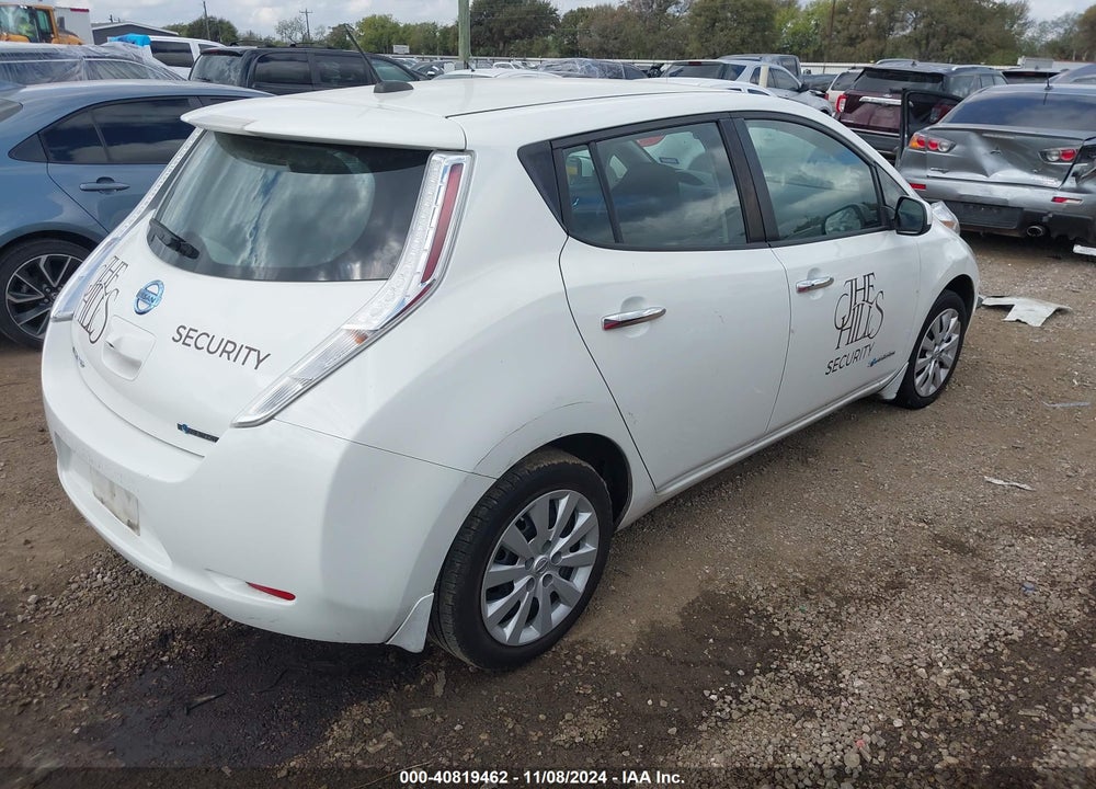 2016 NISSAN LEAF S VIN: 1N4AZ0CPXGC311923