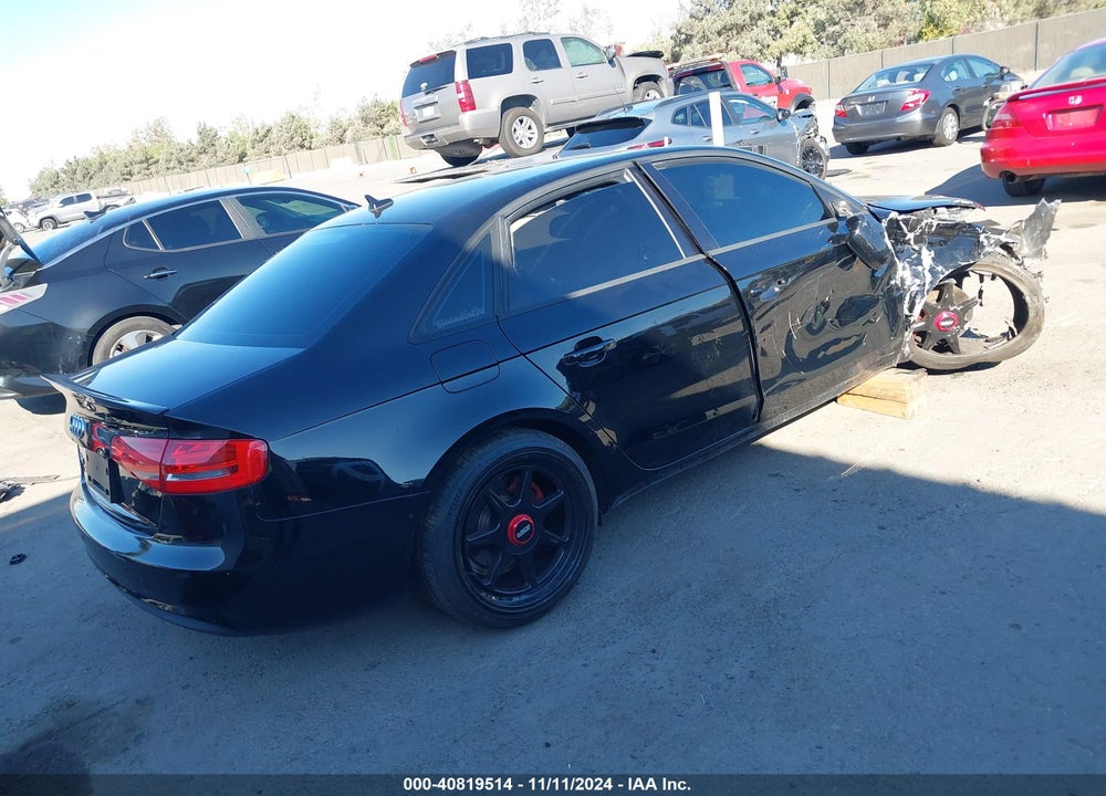 2014 AUDI A4 2.0T PREMIUM VIN: WAUAFAFL5EN023632