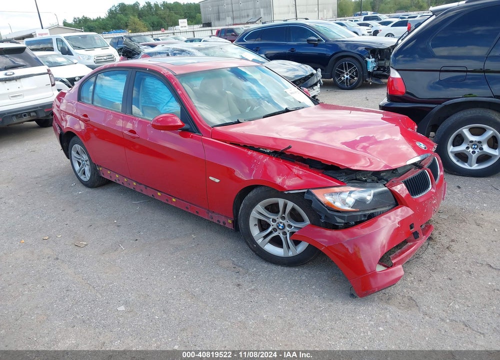 2008 BMW 328I VIN: WBAVA37558NL17855