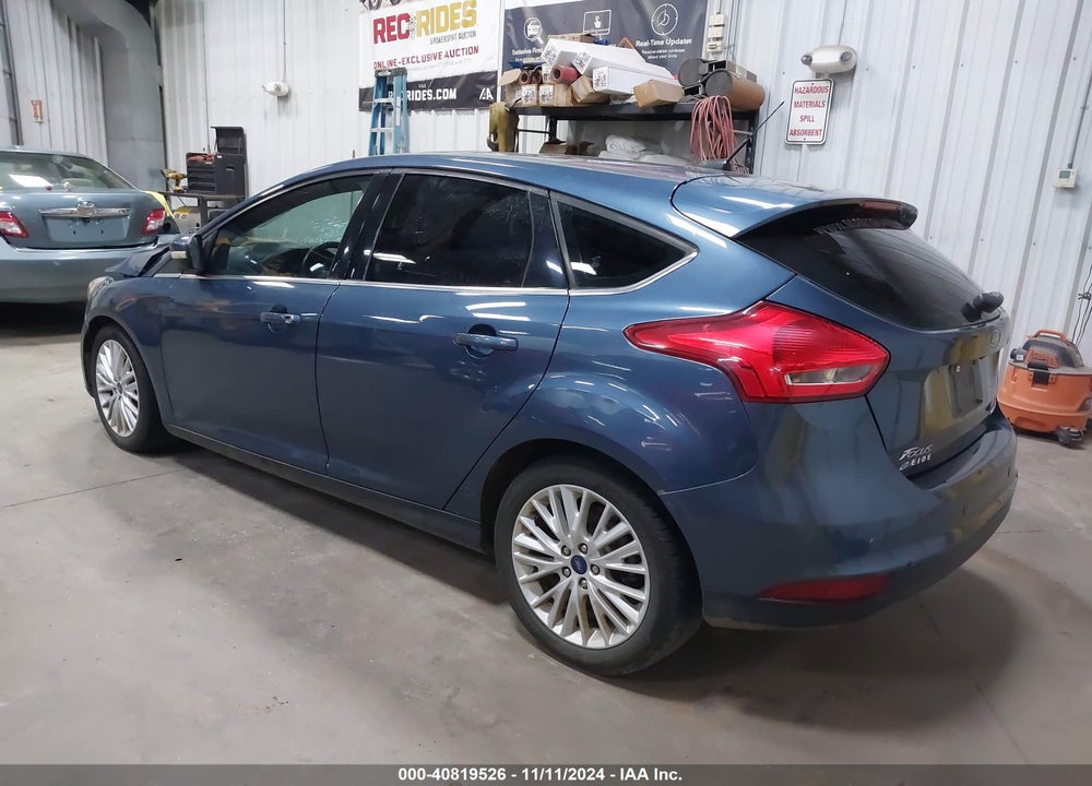 2018 FORD FOCUS TITANIUM VIN: 1FADP3N2XJL326497