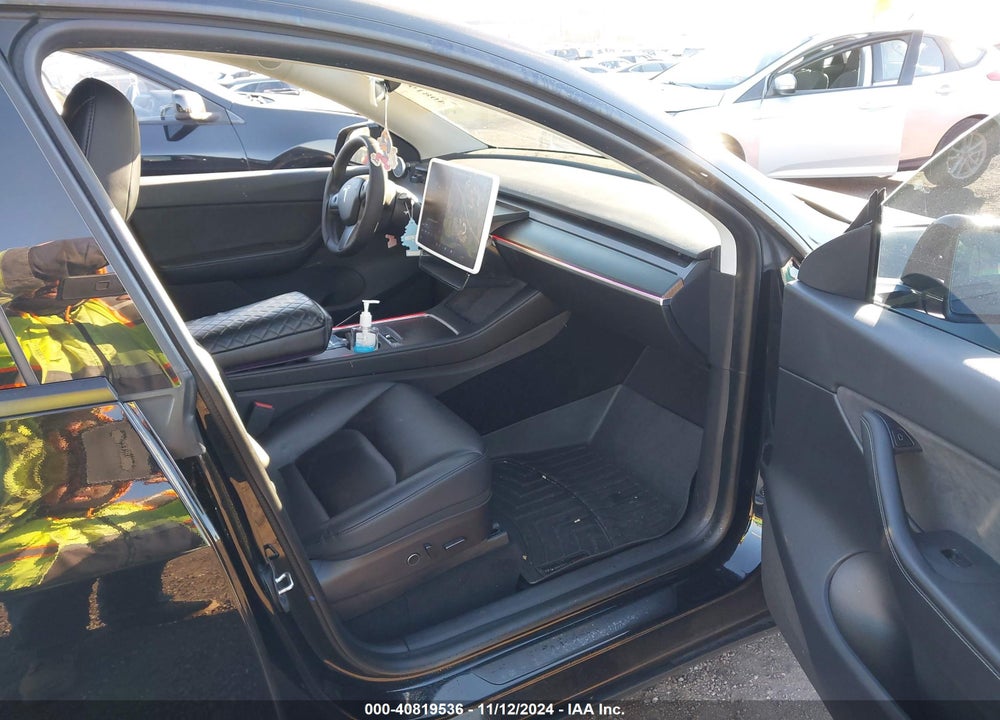2021 TESLA MODEL Y LONG RANGE DUAL MOTOR ALL-WHEEL DRIVE VIN: 5YJYGDEE5MF180707