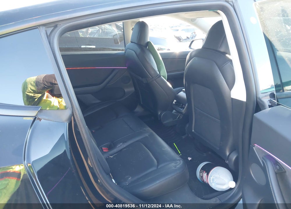 2021 TESLA MODEL Y LONG RANGE DUAL MOTOR ALL-WHEEL DRIVE VIN: 5YJYGDEE5MF180707