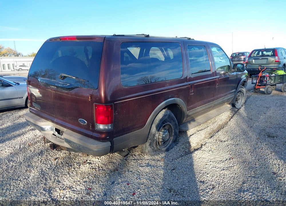 2000 FORD EXCURSION LIMITED VIN: 1FMNU42L5YEB60894
