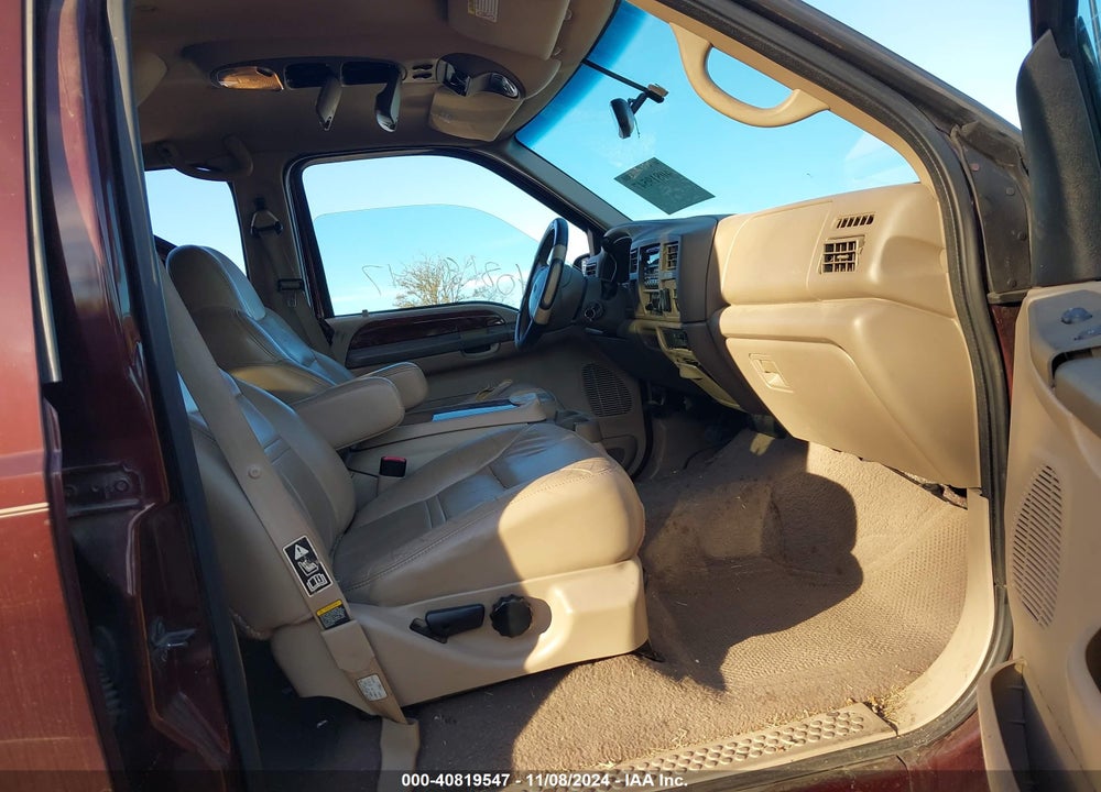 2000 FORD EXCURSION LIMITED VIN: 1FMNU42L5YEB60894