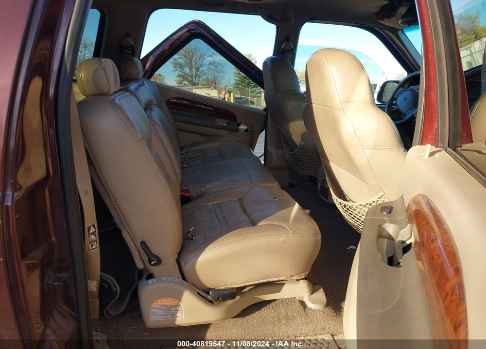 2000 FORD EXCURSION LIMITED VIN: 1FMNU42L5YEB60894
