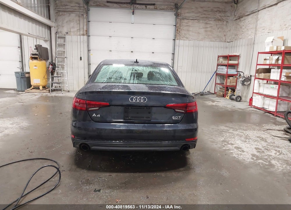 2017 AUDI A4 2.0T PREMIUM VIN: WAUENAF44HN036695