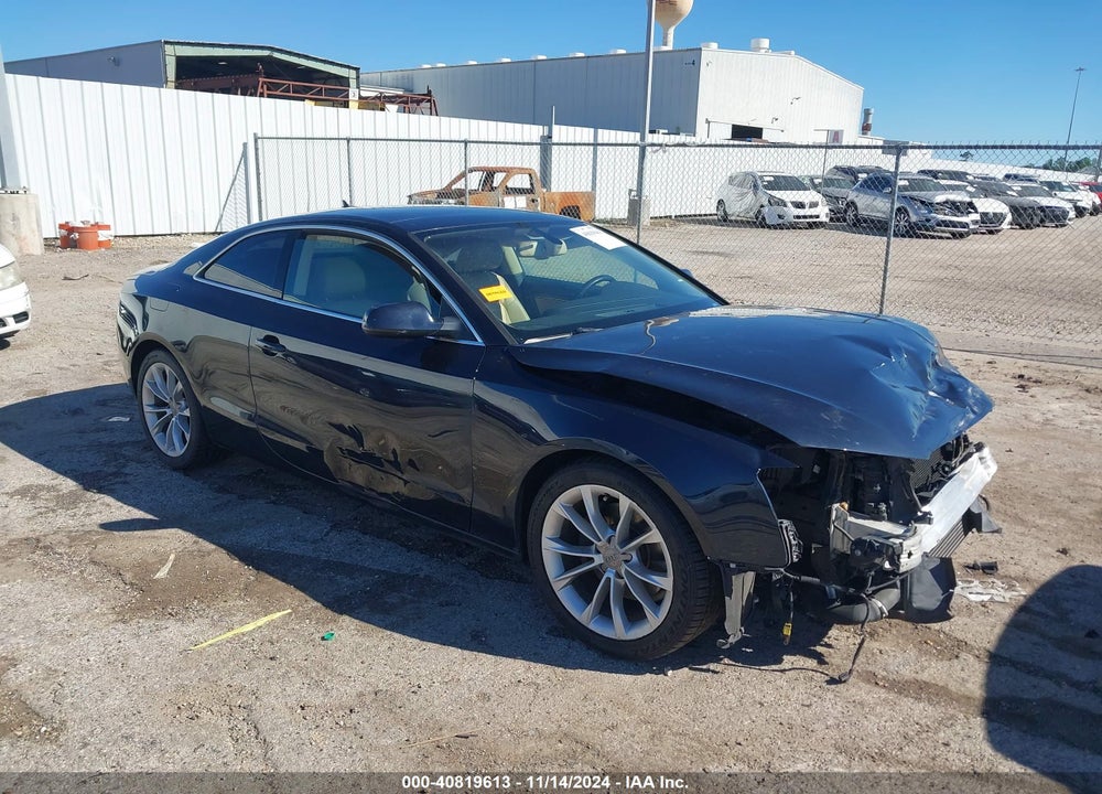 2013 AUDI A5 2.0T PREMIUM VIN: WAULFAFR1DA023047