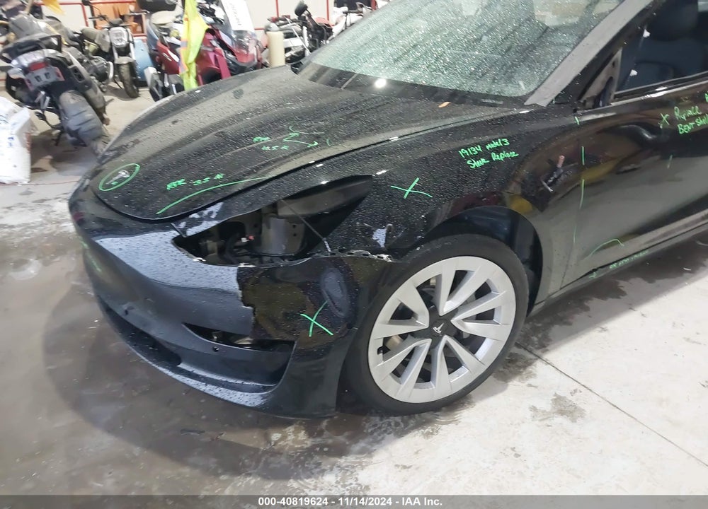2022 TESLA MODEL 3 LONG RANGE DUAL MOTOR ALL-WHEEL DRIVE VIN: 5YJ3E1EB0NF270692