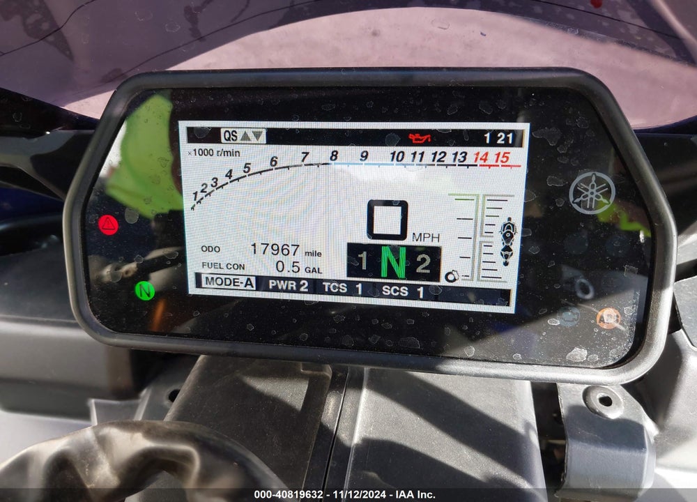 2018 YAMAHA YZFR1 VIN: JYARN39E6JA004165