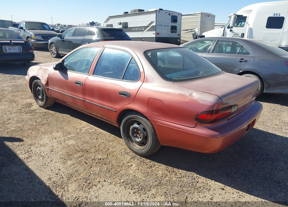 1997 GEO PRIZM VIN: 1Y1SK5262VZ430385