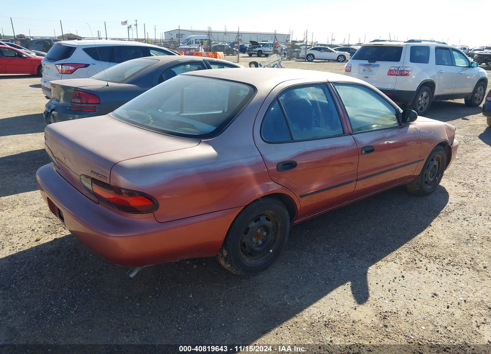 1997 GEO PRIZM VIN: 1Y1SK5262VZ430385
