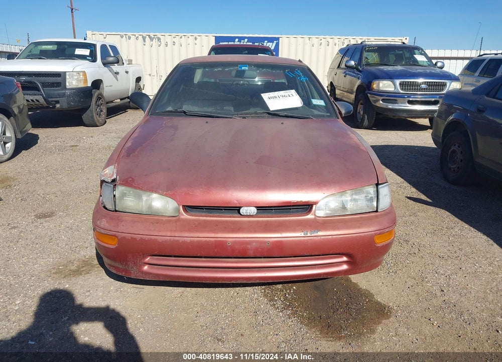1997 GEO PRIZM VIN: 1Y1SK5262VZ430385