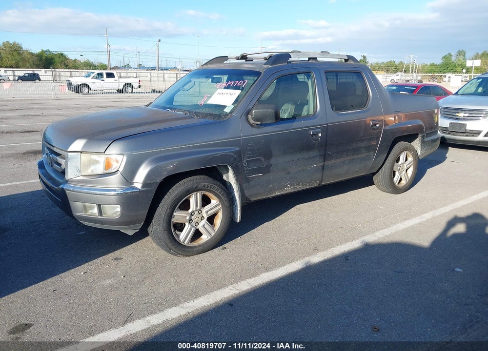 2009 HONDA RIDGELINE RTL VIN: 5FPYK16509B103673