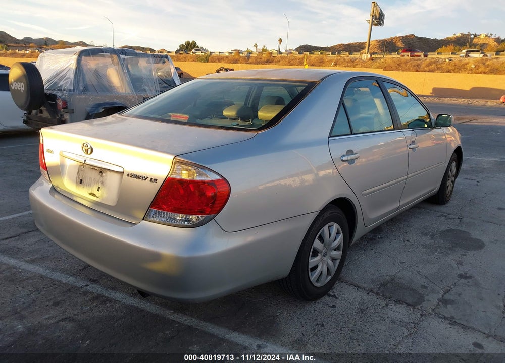 2005 TOYOTA CAMRY LE VIN: 4T1BE32K15U984538
