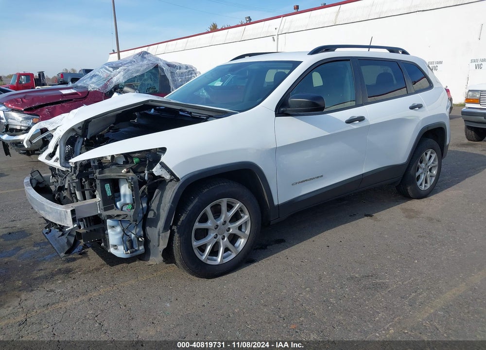 2017 JEEP CHEROKEE SPORT FWD VIN: 1C4PJLAB8HW561729