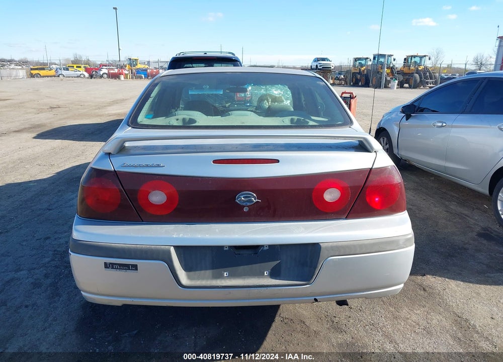 2003 CHEVROLET IMPALA VIN: 2G1WF52E039371595