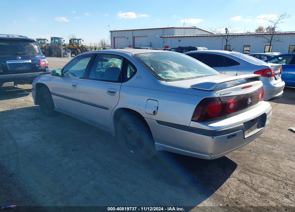 2003 CHEVROLET IMPALA VIN: 2G1WF52E039371595