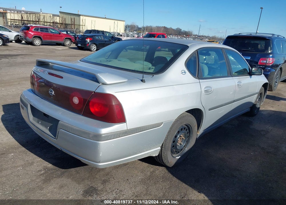 2003 CHEVROLET IMPALA VIN: 2G1WF52E039371595